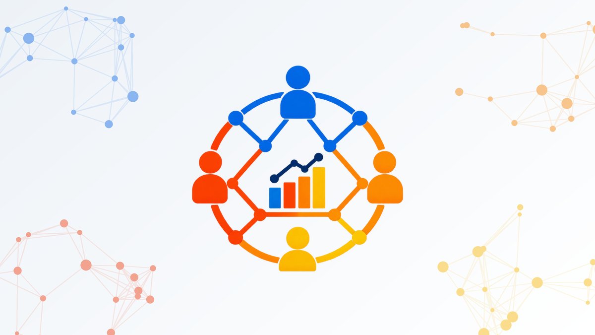 Il logo di Statistica Sociale su uno sfondo di reti